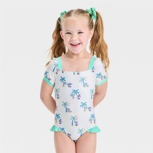Disney Minnie Mouse Tropical Palm Kids Swimwear